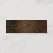 木製の背景(メカニカルシーホース付き) コーリングカード (裏面)