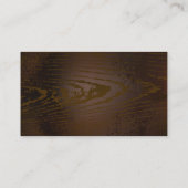 木製の背景(メカニカルシーホース付き) コーリングカード (裏面)