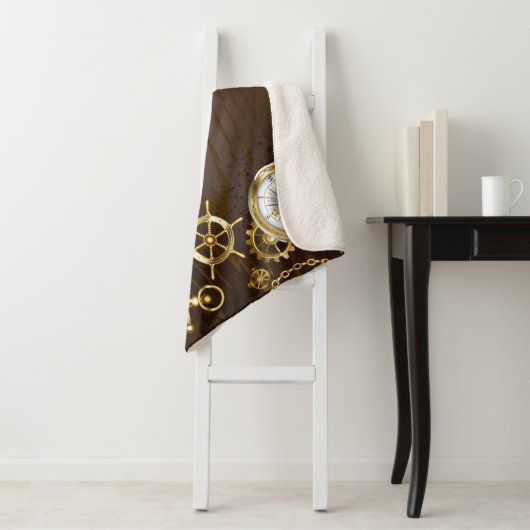 木製の背景(メカニカルシーホース付き) シェルパブランケット (インサイチュ)