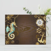 木製の背景(メカニカルシーホース付き) シーズンカード (スタンド正面)