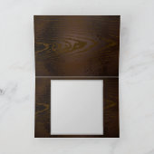 木製の背景（メカニカルシーホース付き） シーズンカード (内部)