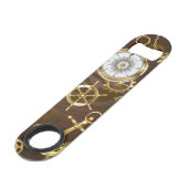 木製の背景（メカニカルシーホース付き） スピード栓抜き (裏面アングル)