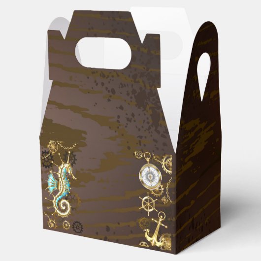 木製の背景(メカニカルシーホース付き) フェイバーボックス (オープン)