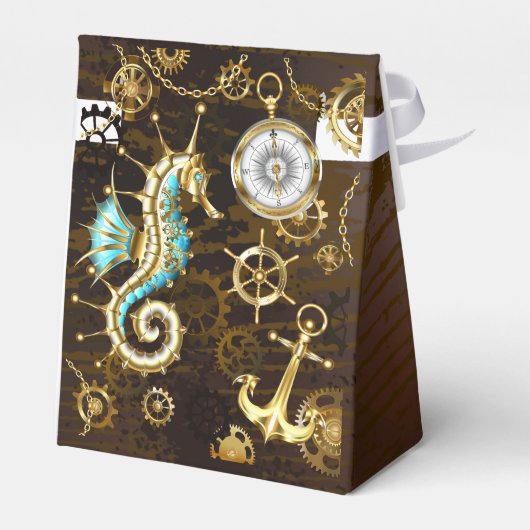 木製の背景(メカニカルシーホース付き) フェイバーボックス (裏面サイド)