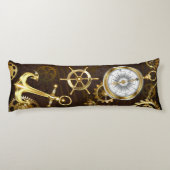 木製の背景（メカニカルシーホース付き） ボディピロー (裏面)