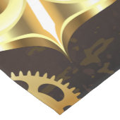 木製の背景(メカニカルシーホース付き) ミディアムテーブルランナー (コーナー)