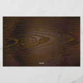 木製の背景（メカニカルシーホース付き） 便箋 (裏面)