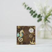 木製の背景（メカニカルシーホース付き） 割引カード (スタンド正面)