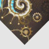 木製の背景（メカニカルシーホース付き） 薄葉紙 (詳細)