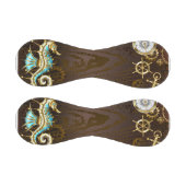 木製の背景（メカニカルシーホース付き） 野球ボール (パネル)