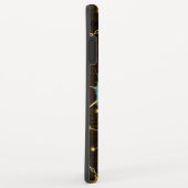 木製の背景(メカニカルシーホース付き) Case-Mate iPhoneケース (裏面/右)