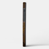 木製の背景（メカニカルシーホース付き） Case-Mate iPhoneケース (裏面 / 左)