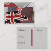 木製の蝶ネクタイの名刺 名刺 (正面/裏面)