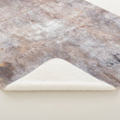 木製の表面に本物のヴィンテージが入っている シェルパブランケット (3/4)