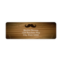 木製の西ロープムストッシュパーティー住所 シール