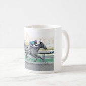 木製の記念物の棒に勝っているタキトゥス コーヒーマグカップ (正面右)