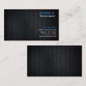 木製の質の名刺 名刺 (正面/裏面)