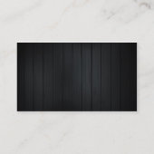 木製の質の名刺 名刺 (裏面)