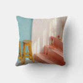 木製の黄色いバー クッション (裏面)