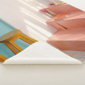 木製の黄色いバー シェルパブランケット (3/4)