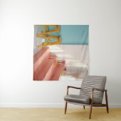 木製の黄色いバー タペストリー (インサイチュ(横))