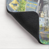 木製のBullのアンティークのマウスパッド マウスパッド (コーナー)