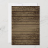 木製はしごバーガンディフローラテーブル1シーティングカード (裏面)