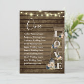 木製はしごフローラテーブル1枚シーティングカード (スタンド正面)