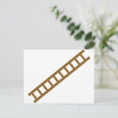 木製はしご ポストカード (スタンド正面)