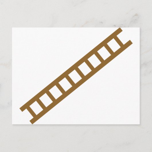 木製はしご ポストカード (正面)