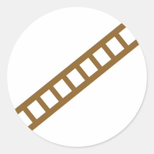 木製はしご ラウンドシール (正面)