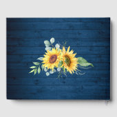 木製ひまわり水素朴色PHOTO結婚's ゲストブック (裏面)