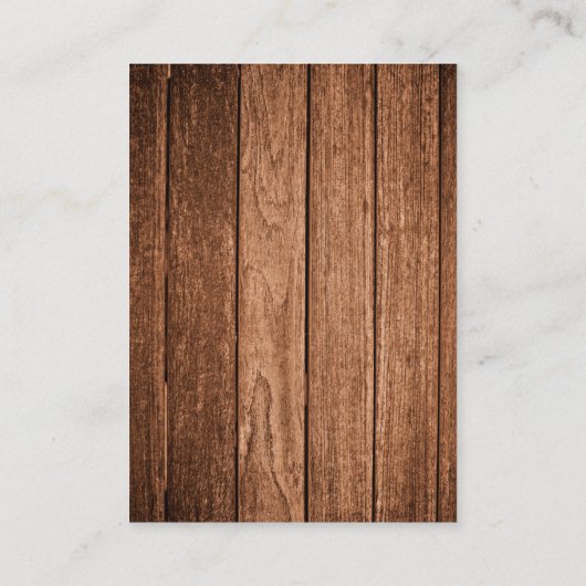 木製ひまわり素朴ライト予約リクエスト エンクロージャーカード (裏面)