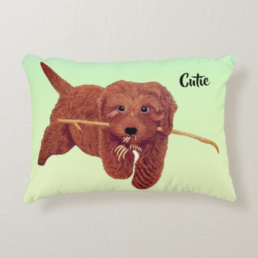 木製アクセサリー アクセントクッション (正面)