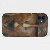 木製アフリカマスク Case-Mate iPhoneケース (裏面(横))