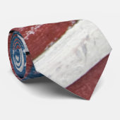 木製アメリカ国旗 ネクタイ (ロール)