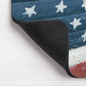 木製アメリカ国旗 マウスパッド (コーナー)