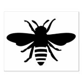 木製アートスタンプ – ハネビージャーデザイン2 ラバースタンプ (インプリント)