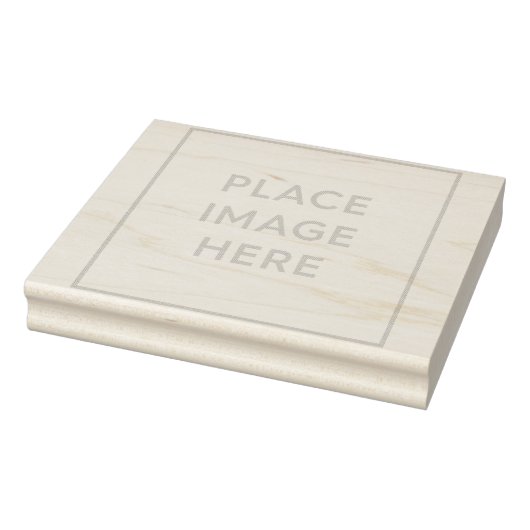 木製アートラバースタンプ4" x 5" ラバースタンプ (スタンプ)