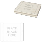 木製アートラバースタンプ4" x 5" ラバースタンプ (押印)