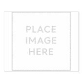 木製アートラバースタンプ4" x 5" ラバースタンプ (インプリント)