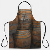 木製ウイスキー樽ビールケグス写真 エプロン (正面)
