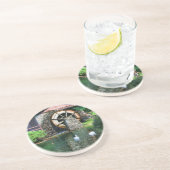 木製ウォーターホイールフォトズ絵画コースター コースター (側面)