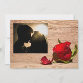 木製ウォール&レッドローズサンキューカード サンキューカード (裏面)