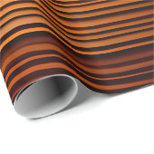 木製オークのテクスチャライン幾何学的パターン ラッピングペーパー (ロールコーナー)