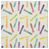 木製カラフル洗濯ばさみ洗いパターン（の模様が）ある箱 ファブリック (見本)