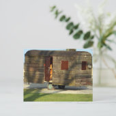 木製カーバントレーラーポストカード ポストカード (スタンド正面)