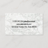 木製キッチンツール | 大理石 名刺 (裏面)