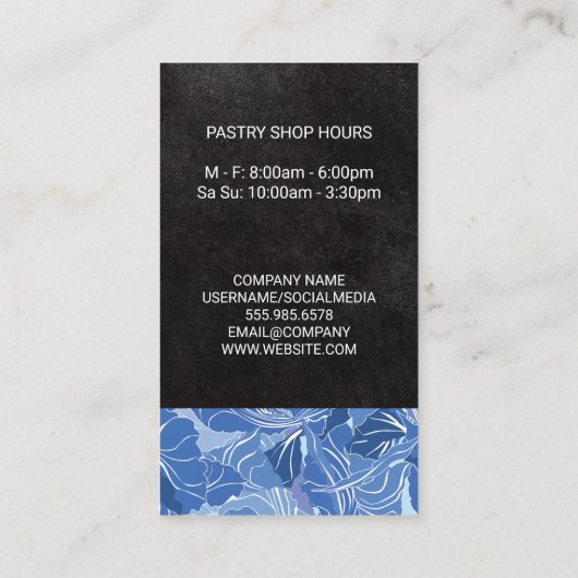 木製キッチン器具 名刺 (裏面)