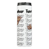 木製キャラクタータンクタンクグラフィック タンブラー (裏面)